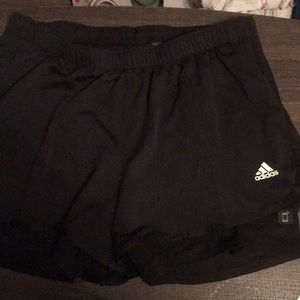 Black adidas shorts